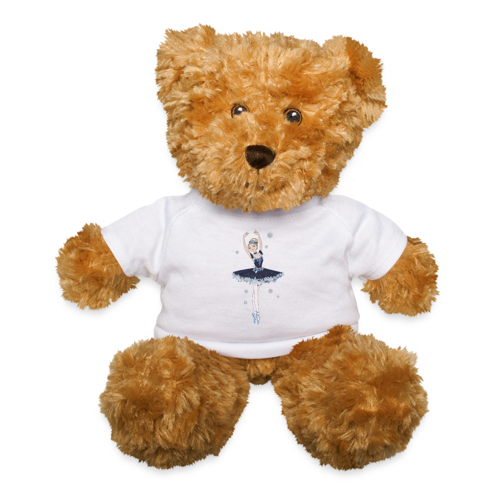 teddy bear with white shirt